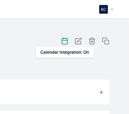 Calendar Integration Indicator
